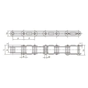 ANSI-serien CA-type stålkjede for landbruket
