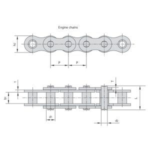 motorsykkelmotor kjede