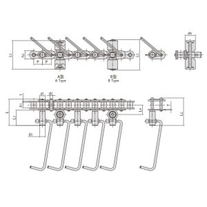 pølseproduksjonslinje transportkjede
