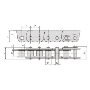 rustfritt stål anti-sidebøye kjettinger for skyvevinduer