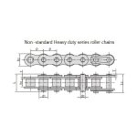 Rullkjeder for tungt bruk