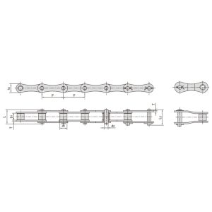 S-type stålkjede for landbruket