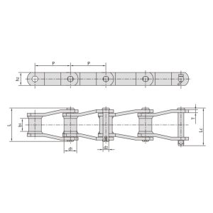 sveiset strukturell bøyd platekjede