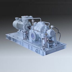 aksialt delt sentrifugalpumpe