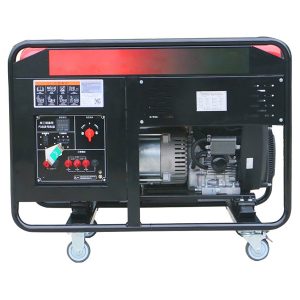 Enkelt- og trefaset bensingenerator med lik effekt