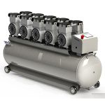 elektrisk oljefri luftkompressor for tannlegebruk