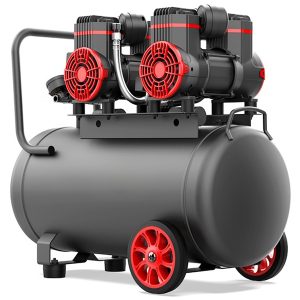 oljefri luftkompressor med dobbelt hode
