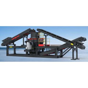 mobil sandproduksjons- og knusestasjon